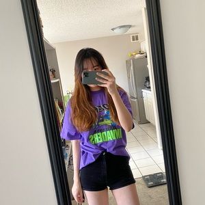 URBAN OUTFITTERS BLACK HIGH WAISTED SHORTS